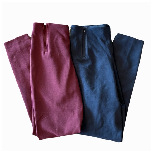 Byron Lars Pants - Byron Lars Zipper Accent Stretch Skinny High Waist Pants